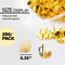 BAZIC Brass (Gold) Thumb Tacks, 200 Count, for Cork Boards Bulletin